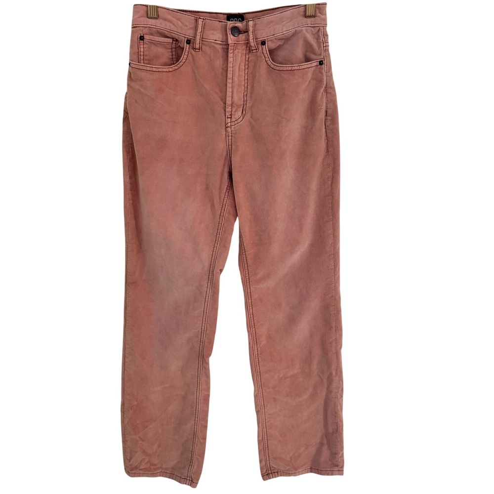 BDG Urban Outfitters Velvet-Touch Washed Straight Leg Pants โโ Dusty Rose, Sz 26